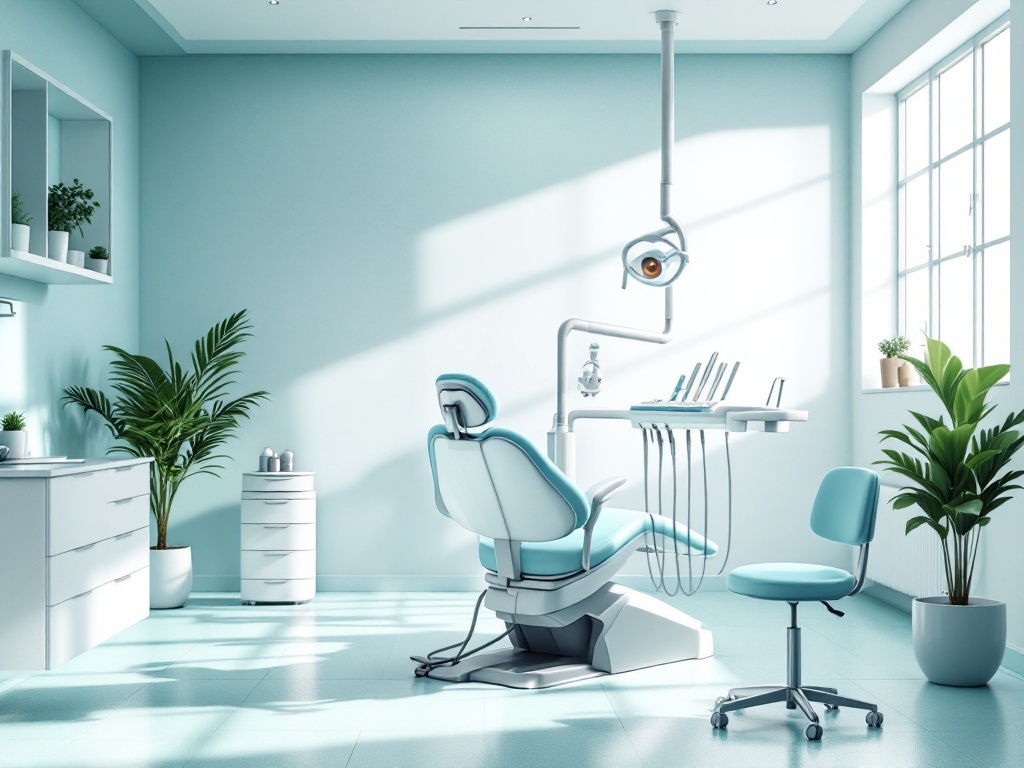 A calm treatment room at Brightwater Dental